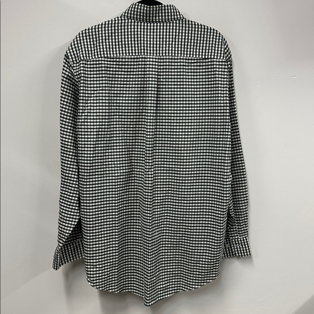 Brooks Brothers green and White Checkered Madison Button-Up Shirt M - Picture 5 of 5